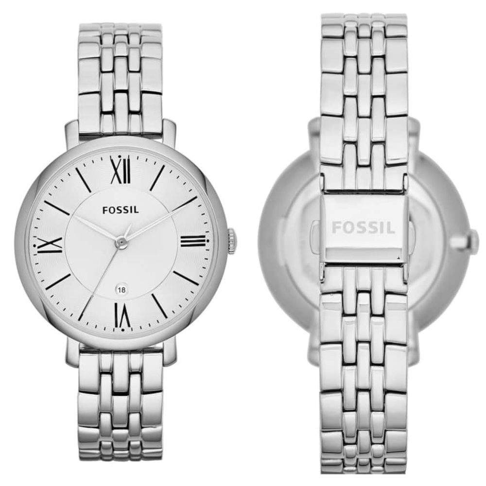 Fossil Silver Stainless Steel Jacqueline Watch